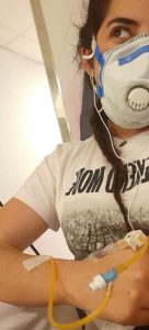 Foto de la paciente con la Enfermedad de Gaucher