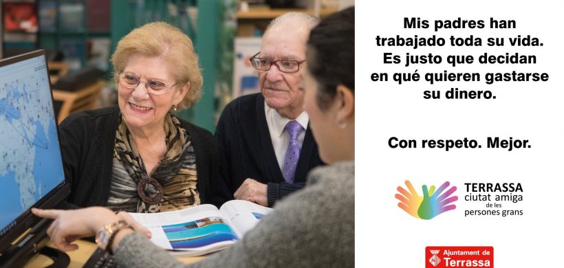 Campaña de sensibilización “Con respeto. Mejor” en Terrassa