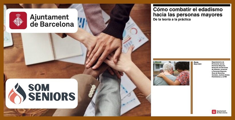 Cartel de la campaña «Cómo combatir el edadismo hacia las personas mayores, de la teoría a la práctica»