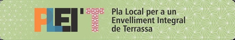 Cartel del Plan Local para un Envejecimiento Integral de Terrassa